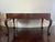 Chippendale Chippendale Style Ball and Claw Foot, Cabriole Legs, Leather Top With Inlaid Rectangular Mahogany Coffee Table For Sale - Image 3 of 10