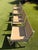 Maison Jansen Vintage Campaign Maison Jansen Style, Pace Chrome Table & Director Arm Chairs, Suede Leather Chrome and Brass C. 1970s For Sale - Image 4 of 12