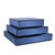 The Sapphire - These square mirrored display platforms are finished in a brilliant sapphire blue and will give a unique...