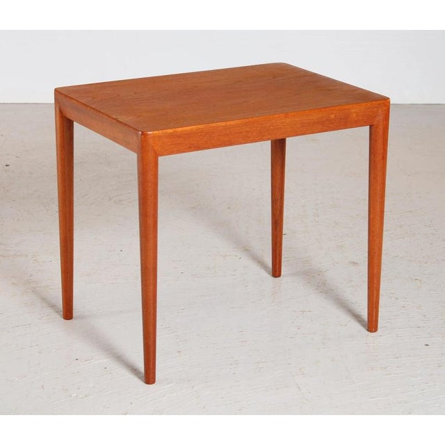 Mid-Century Danish Teak Side Table, 1960s For Sale - Image 10 of 10