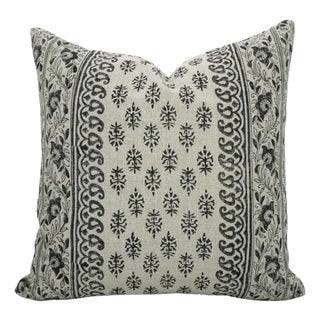 Fabdivine Handcrafted Cushion Cover 24x24 - Flower Buta For Sale