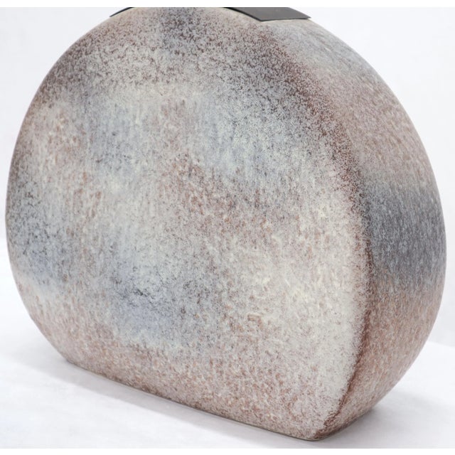 Large Ceramic round Pendant Shape Table Lamp For Sale - Image 6 of 8