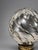 Glass 19th Century, French Spiral-Cut Mercury Glass Newel Post Finial With Bronze Base For Sale - Image 7 of 8