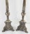 Metal French Silverplate Brass or Bronze Candlesticks, a Pair For Sale - Image 7 of 12