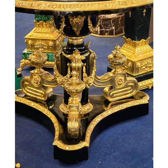 Make a bold statement with this magnificent Rococo-inspired round dining table, designed to bring dramatic elegance and...