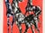 1960s Ernst Bräuer, Three Horses Against Red, 1963, Monotype Paint For Sale - Image 5 of 12