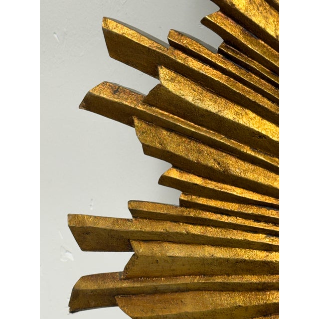 Creative Co-Op Sunburst Wall Mirror For Sale - Image 4 of 12