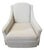 Mint Condition Ethan Allen Small Scale Swivel Upholstered Accent Chair For Sale