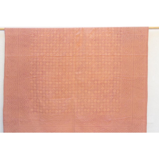 Indian Desert Sky Indian Block Print Blanket For Sale - Image 3 of 7