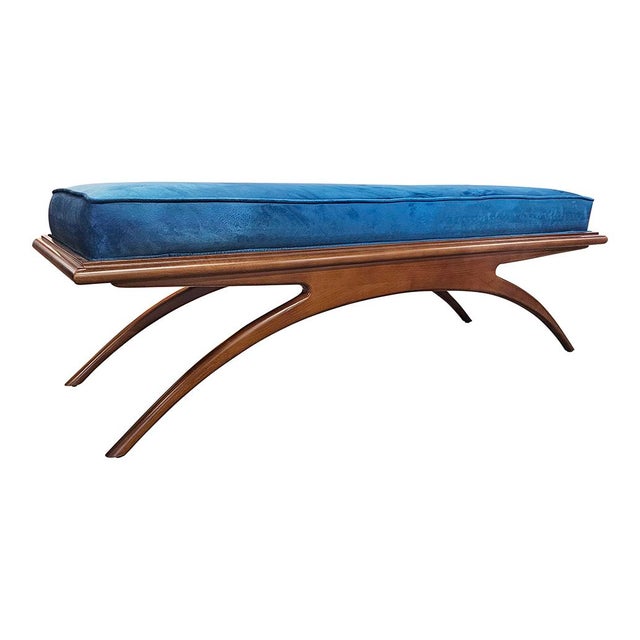 Modern Window Bench in the style of Gio Ponti, 1980s For Sale - Image 4 of 8