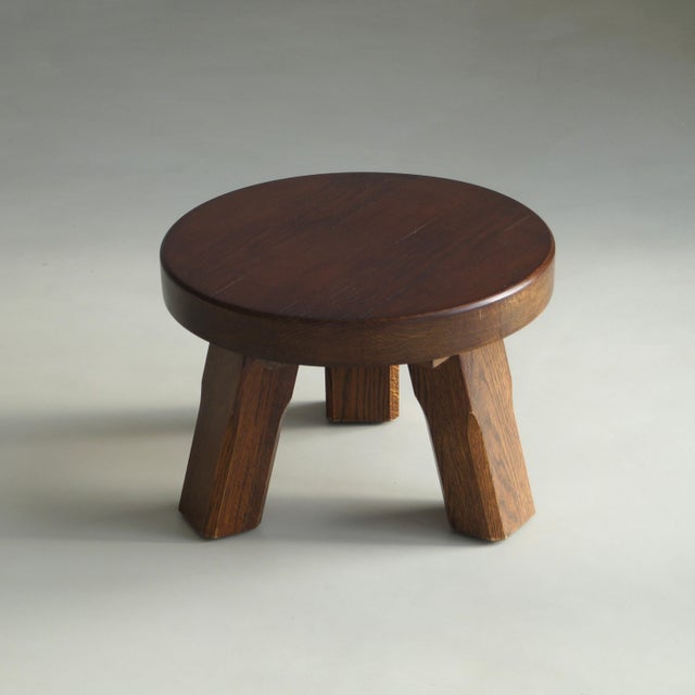 with its grounded presence and sculptural simplicity, this Dutch Brutalist side table commands attention through its solid...