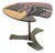 Carlo Malnati Post-Modern Italian Inlay Marquetry Side Table Organic Shapes 90s Blob Design For Sale