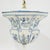 White Vintage Hand-Painted Dutch Blue and White Tile-Style Metal Table Lamp - Octagonal Urn With Pastoral Scenes For Sale - Image 8 of 17