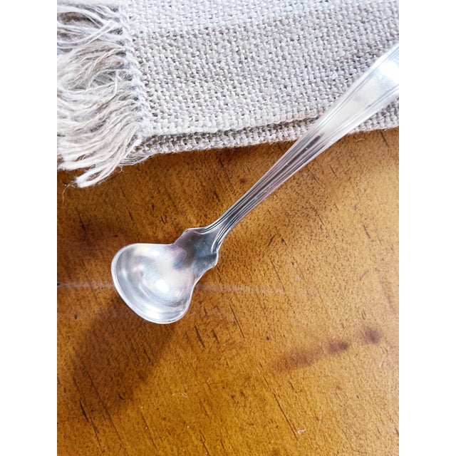 A wonderful early vintage or antique silverplated mustard ladle from an American Export Lines steamship! In great...