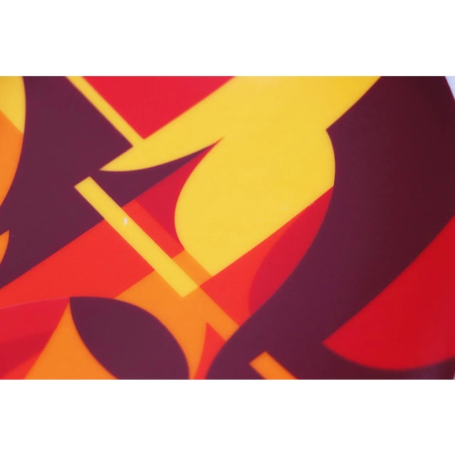 1970s Portuguese Modernist Porcelain Wall Plate, Vista Alegre, Portugal For Sale - Image 6 of 11