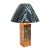 Peter Keresztury Hand Crafted Metal Table Lamp For Sale