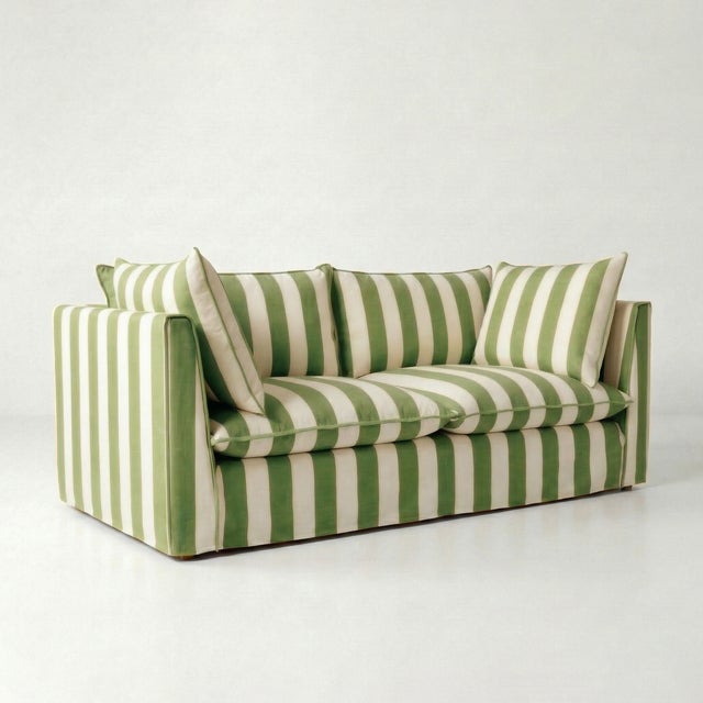 A joyous beautiful sofa made by hand in the USA using natural materials with a large dollop of comfort. 'Tradition with a...