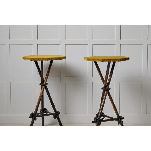 Antique Swedish Tall Trolleribord Magic-Tables, 1880s, Set of 2 For Sale - Image 4 of 12
