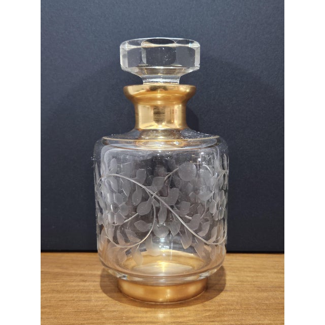 French Crystal Bottle from Baccarat, 1890s For Sale - Image 5 of 9