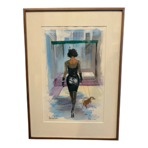 Mike Francis (British), Study for 'Native New Yorkers'