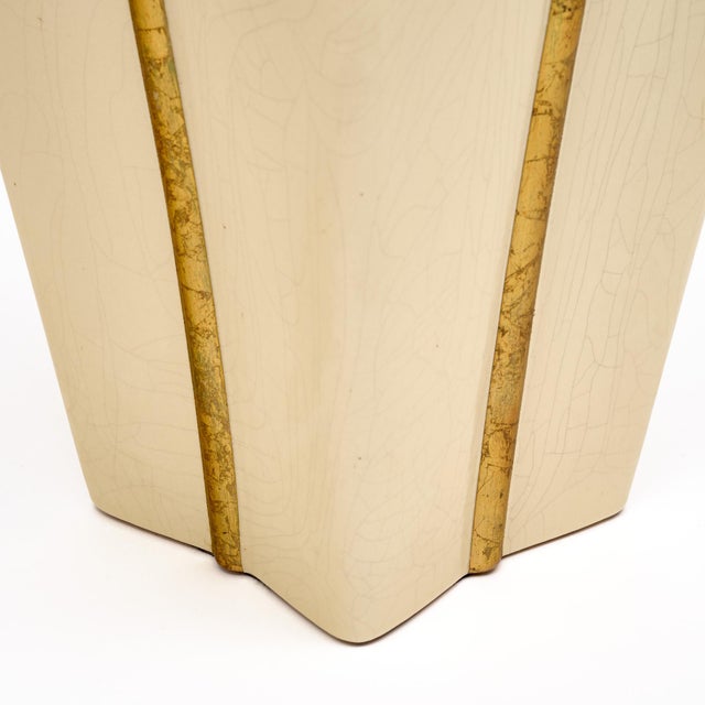 Period Mid-Century Modern Ceramic Lamp, French, Circa 1960 For Sale In Austin - Image 6 of 9