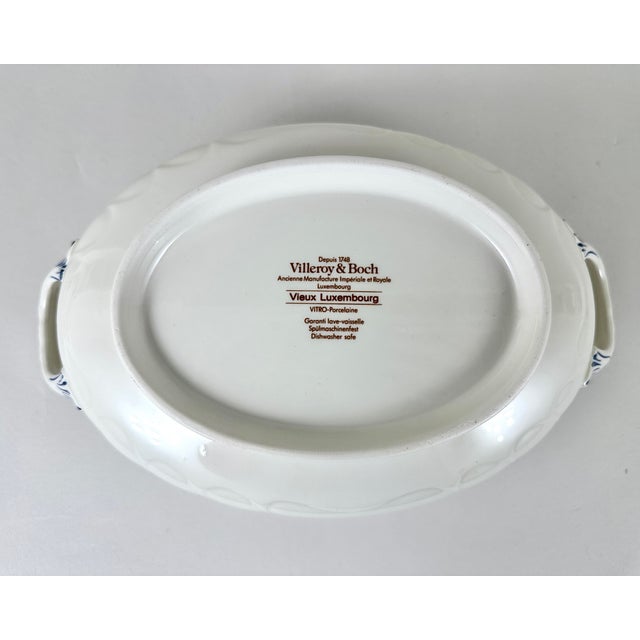 Blue Vintage Dinnerware Set from Villeroy & Boch Luxembourg, 1980s, Set of 28 For Sale - Image 8 of 9