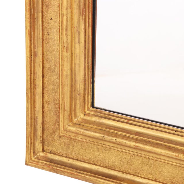 71" Italian Gilt Wood Mirror, C. 1890 For Sale - Image 4 of 8