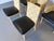 Block Island Cane Chairs with Leather Seats by John Hutton for Donghia / Set of 6 For Sale - Image 4 of 18