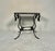 Renaissance Vintage Palm Beach Addison Mizner Wrought Iron Side Table With Hand-Painted Tile Top, C. 1920s For Sale - Image 3 of 12