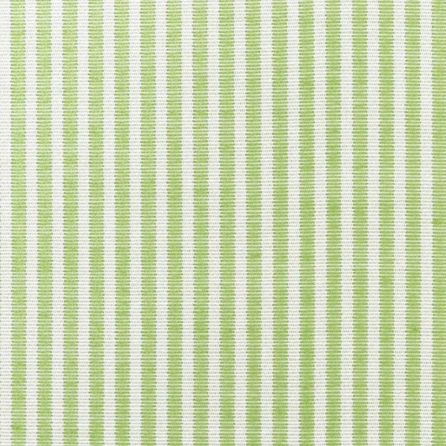 Contemporary Sample - Schumacher Easton Stripe Indoor & Outdoor Fabric in Leaf For Sale - Image 3 of 3