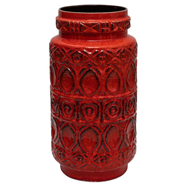 20th Century German 'W. Germany' Ceramic Vase For Sale - Image 9 of 18