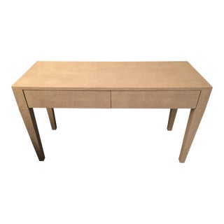 Kara Mann Faux Shagreen Desk For Sale