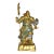 Late 19th Century Cloisonné Enamel Guan Gong Statue, God of Wealth, 4kg For Sale
