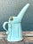 Vintage Aqua Abstract Ceramic Pitcher For Sale - Image 11 of 12