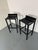 Mid-Century Modern Set of Modernist Black Wood and Steel Bar Stools by Ruud Jan Kokke, 1980s For Sale - Image 3 of 11