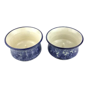Artisan Ceramic Apple Baking Dish - a Pair