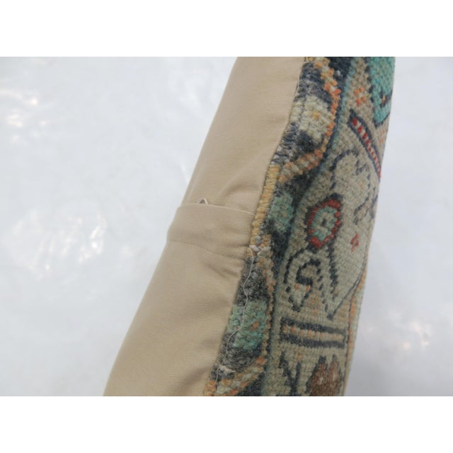 Large Turkish Rug Pillow For Sale - Image 4 of 5