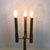 Mid-Century Modern Vintage Brass Three-Arm Table Lamp with Candelabra Design, Italy, 1950s For Sale - Image 3 of 7