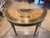 Yellow 19th Century Italian Painted Demi-Lune Console Table For Sale - Image 8 of 14