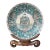 20th Century Chinese Famille Rose Imperial Portrait Porcelain Charger With Qianlong-Style Mark, 18” For Sale
