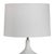 Inspired by a paper maché bowl, this versatile lamp is at home in a variety of spaces. Complex curves, paired with a matte...