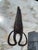 here we have an amazing pair of large authentic medieval 15th century iron shears/scissors with makers marks. Imagine all...
