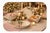 Los Angeles Pottery. Laurie Gates 1999 3 Pieces. Pedestal Compote, Oval Scalloped Bowl, Octagonal Platter. Grandmillenial, Christmas, Cottagecore For Sale In New Orleans - Image 6 of 6