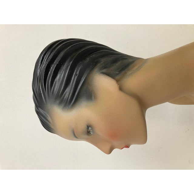 Vintage Mannquin Head, 1960 For Sale - Image 3 of 10