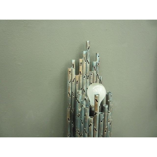 Mid-Century Brutalist Copper Wall Lamps, 1970s, Set of 2 For Sale - Image 6 of 15