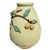 Chinoiserie Famille Jaune Yellow Craquelure Vase With Bird & Olive Branch Motif For Sale - Image 4 of 5