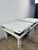 Coffee Tables in White-Washed Wood and Black Wrought Iron, 1990s, Set of 2 For Sale - Image 6 of 12