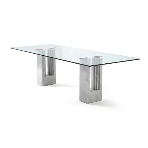 Not Yet Made - Made To Order Delfi Marble and Glass Table by Marcel Breuer and Carlo Scarpa for Cassina For Sale - Image 5 of 8