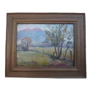 California Landscape, Oil on Board