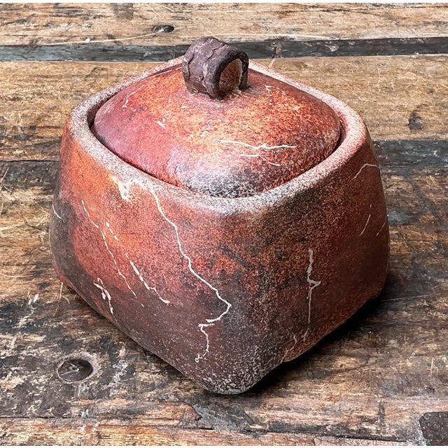 Vintage Studio Pottery Lidded Ceramic Jar For Sale - Image 18 of 18